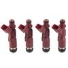 #091U 4Pcs Car Fuel Injector for Toyota Avanza F601RM K3VE 1.3L Daihatsu Terios 23250-97401 (red)