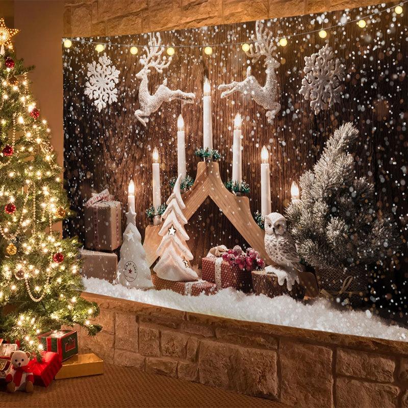 Christmas Theme Party Wall Hanging Tapestry Christmas Wall Hanging Tree Wall Hanging Gorgeous Christmas Tree Fireplace Gifts