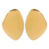 Exaggerated Metal Irregular Stud Earrings for Women Vintage Gold Color Geometric Texture Personality Earrings Party Jewelry Gift