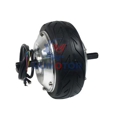 6-Inch Brushless Geared Hub Motor: Low-Speed, High-Torque for Handcart, Lawn Mower, or Food Truck.