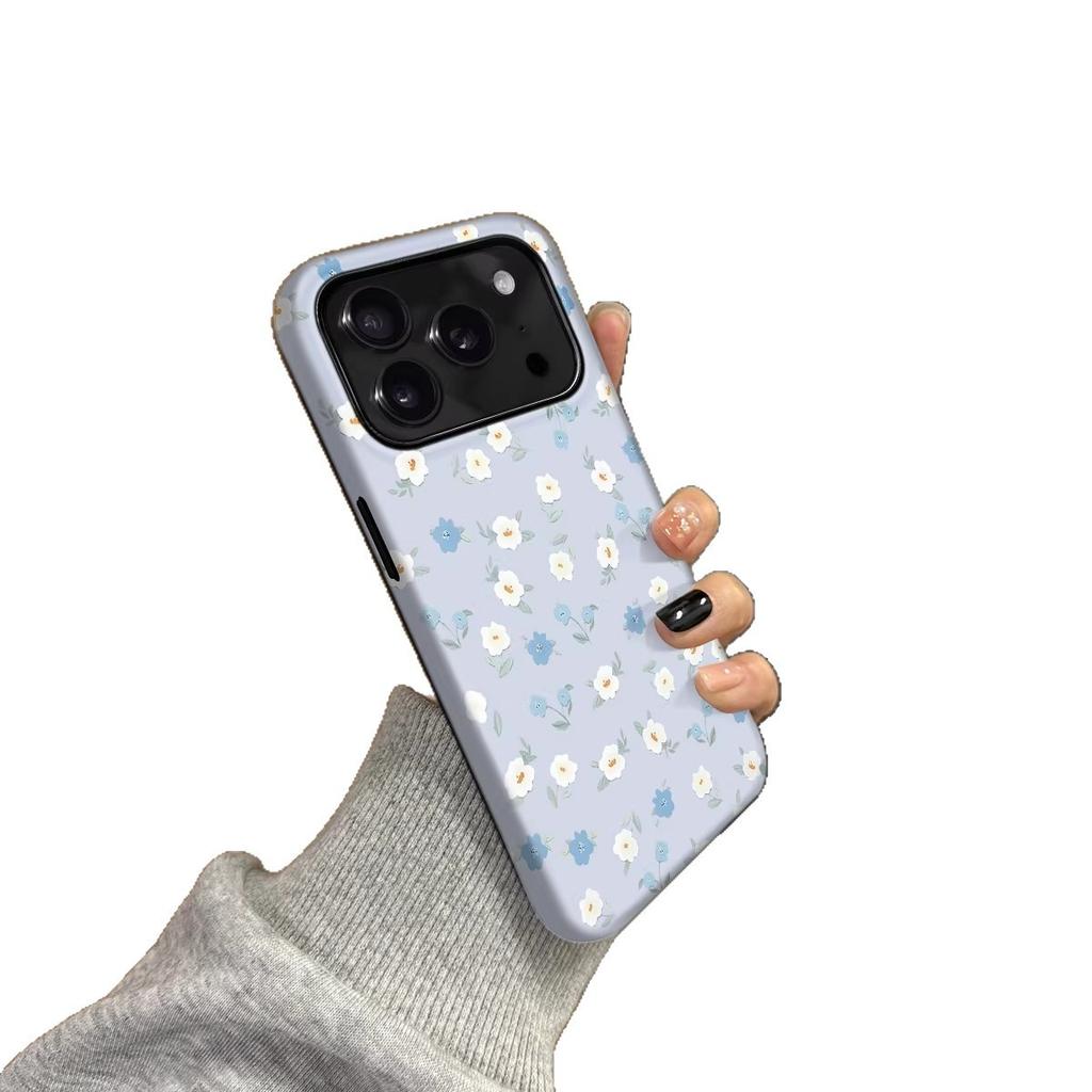 Film white floral suitable for Apple 11 mobile phone case iphone11promax niche 11pro two-in-one