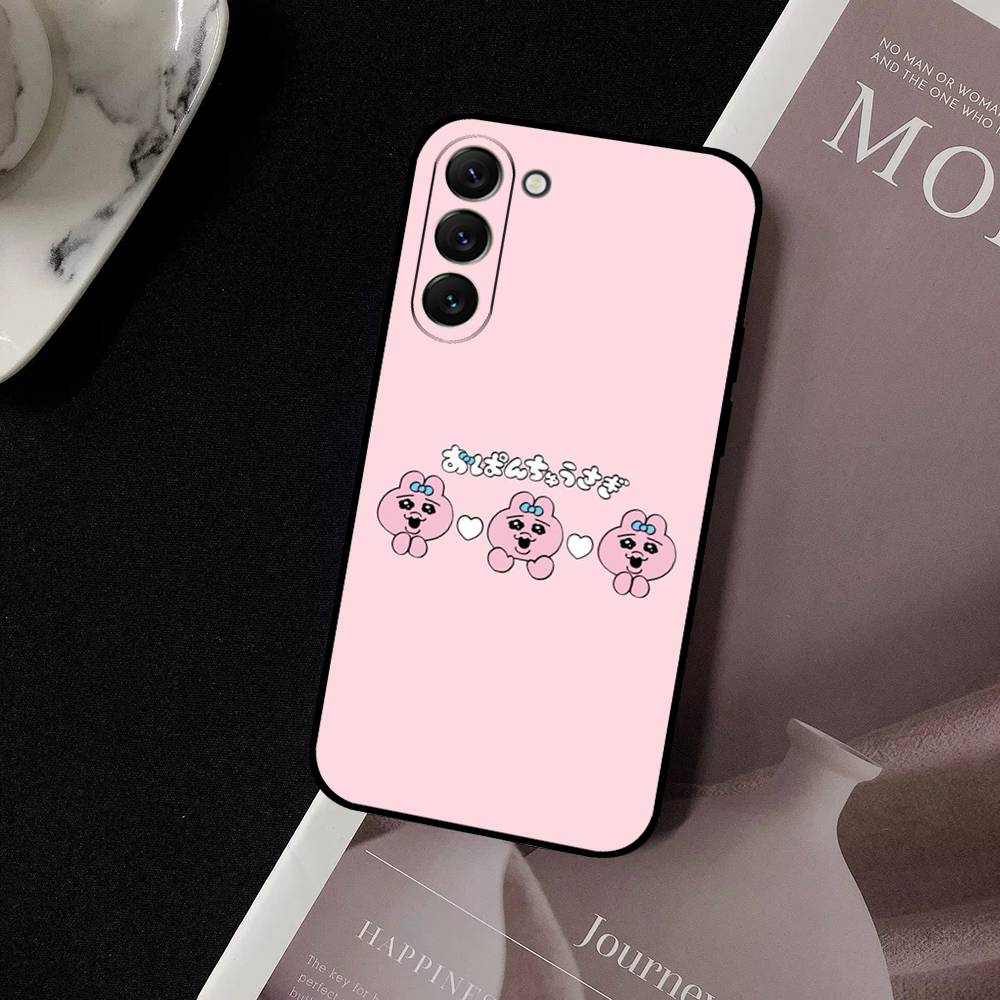Custodia Kawaii O-OpanchuS UsagiS per Samsung Galaxy S21 S22 S23 S24ULTRA S25ULTRA FE Ultra Plus5G A52S Cover Morbida