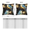 Flowers And Birds Pillow Cover Square Cushion Cover Novelty Pillow Case For Office Car Home Decor