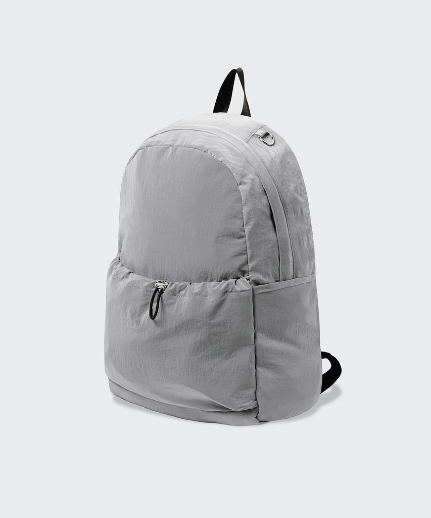 Musinsa Standard Woman Women'S Bright String Pocket Backpack [Light Grey]