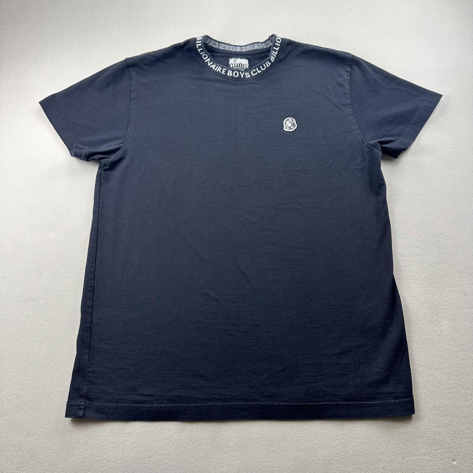 Billionaire Boys Club T-Shirt Mens Large Black Wrapped Collar Astronaut Logo BBC 3XL