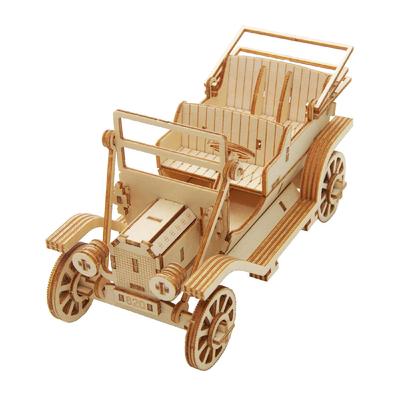 Soporte para Smartphone de Coche Clásico Puzzle de Madera 3D Kit de Manualidades DIY para Niños y Adultos Juguete Educativo para Niños y Niñas Arte 3D y un Gran Regalo para Adultos