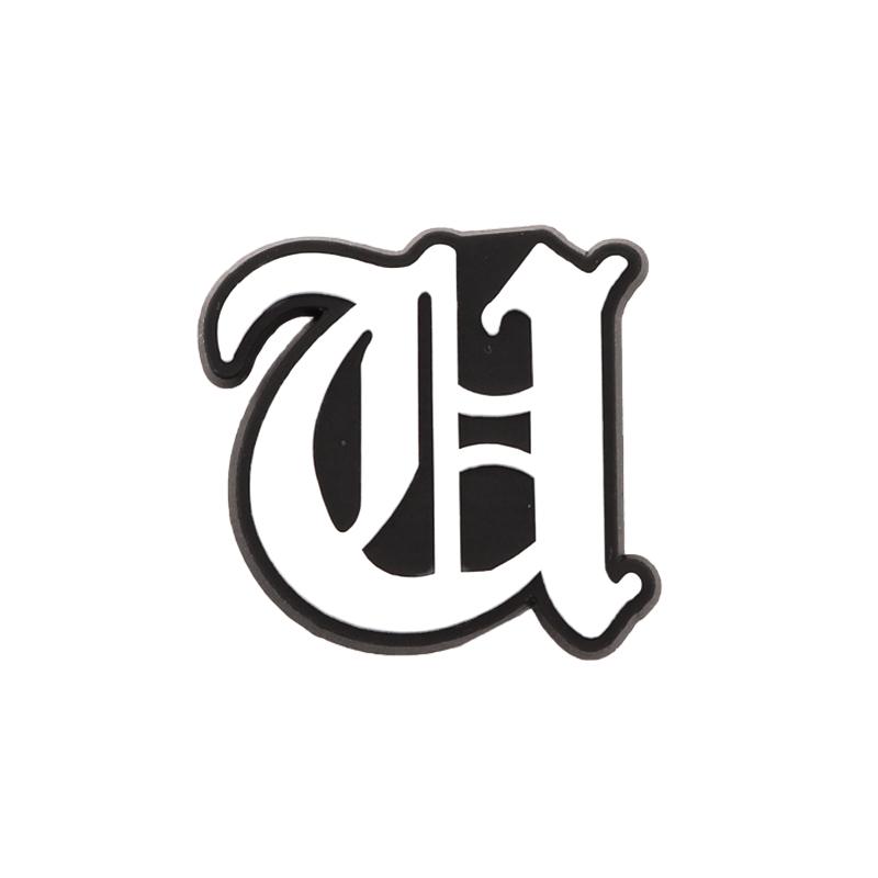 Maxun Old Alphabet Shoe Charms Letter Decoration for Clog Sandals Cute Grapheme Bracelet Party Accessories Favor 1 PCS