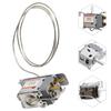 Termostat de frigider WPF22A cu 2 pini, AC 220V 6A, WPF-22 cu 2 pini, accesorii pentru frigider, cablu metalic de 90 cm