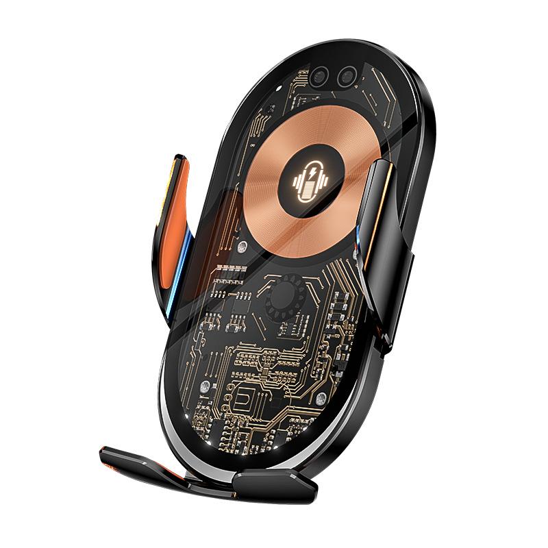 2024 M11 Magic Clip Transparent Line Design Bezdrátové nabíjení do auta Držák mobilního telefonu Otevírání a zavírání Navigační stojan Autodoplňky