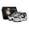 Air Monarch 4 Breathable Low Top Chunky Sneakers Unisex Black White 415445-102(TeamS2-S-BOX)