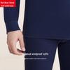 Men's Pure Cotton Round Neck Thermal Underwear Set