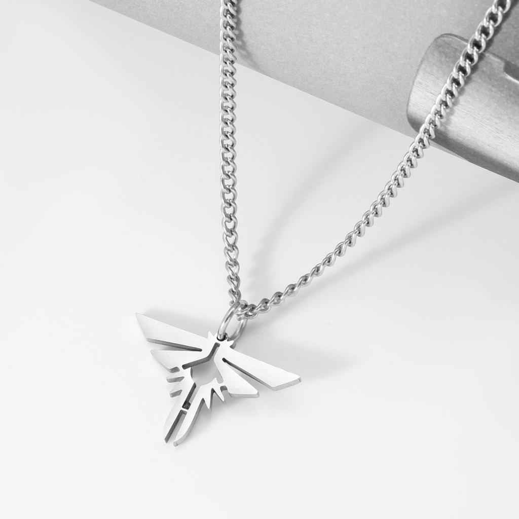 New Last of Us Titanium Steel Necklace Pendant Stackable