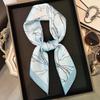 Women S Thin Square Scarf For Spring Summer Shirt Decoration Neck Protection