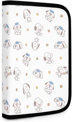 [Barasu] Snoopy Maternal and Child Health Handbook Case, Multi-Purpose Case, Medicine Handbook Case, Single-Sided Accordion Type, Convenient Case for