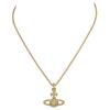 Vivienne Westwood Original Design Metal Brass Gold Plated Necklace Unisex necklace 630203EG02R115