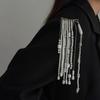 Salircon Classic Fashion Metal Chain Pendant Tassel Brooch Women Creative Handmade Personality Charm Trousers Pins Rock Jewelry