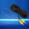 RCA Car Audio Cable RCA Male To Male Camera View Rear Video Cable (15 M) #C