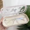 Kawaii Bowknot Transparent Glasses Case Butterfly Flower Sunglasses Storage Box Glasses Protective Case Gifts for Girls