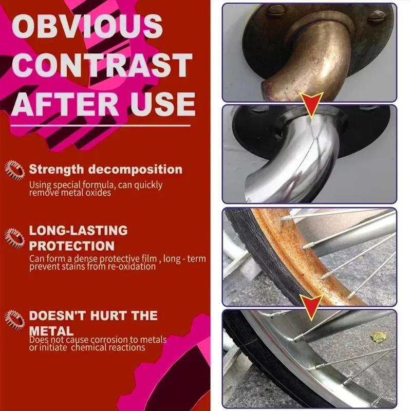 Vopsea Inhibitoare de Rugină pentru Mașină Îndepărtător Rapid de Rugină Spray Deruginant Metal Fier Prowder Agent de Îndepărtare a Petelor Îngrijire Butuc Roată Mașină