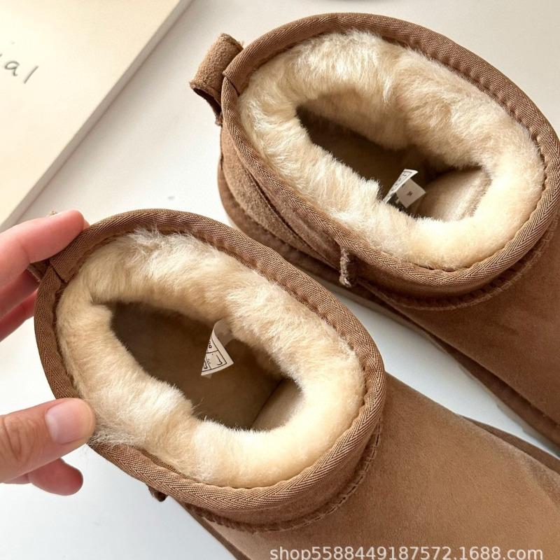 Henan Sangpo snow boots classic sheepskin fur integrated warm versatile