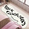 Green Carpet Brings Good Luck To The Day Bedside Floor Mat Soft Non-Slip Doormat Rug For Bedroom Floor Mat Home Decor