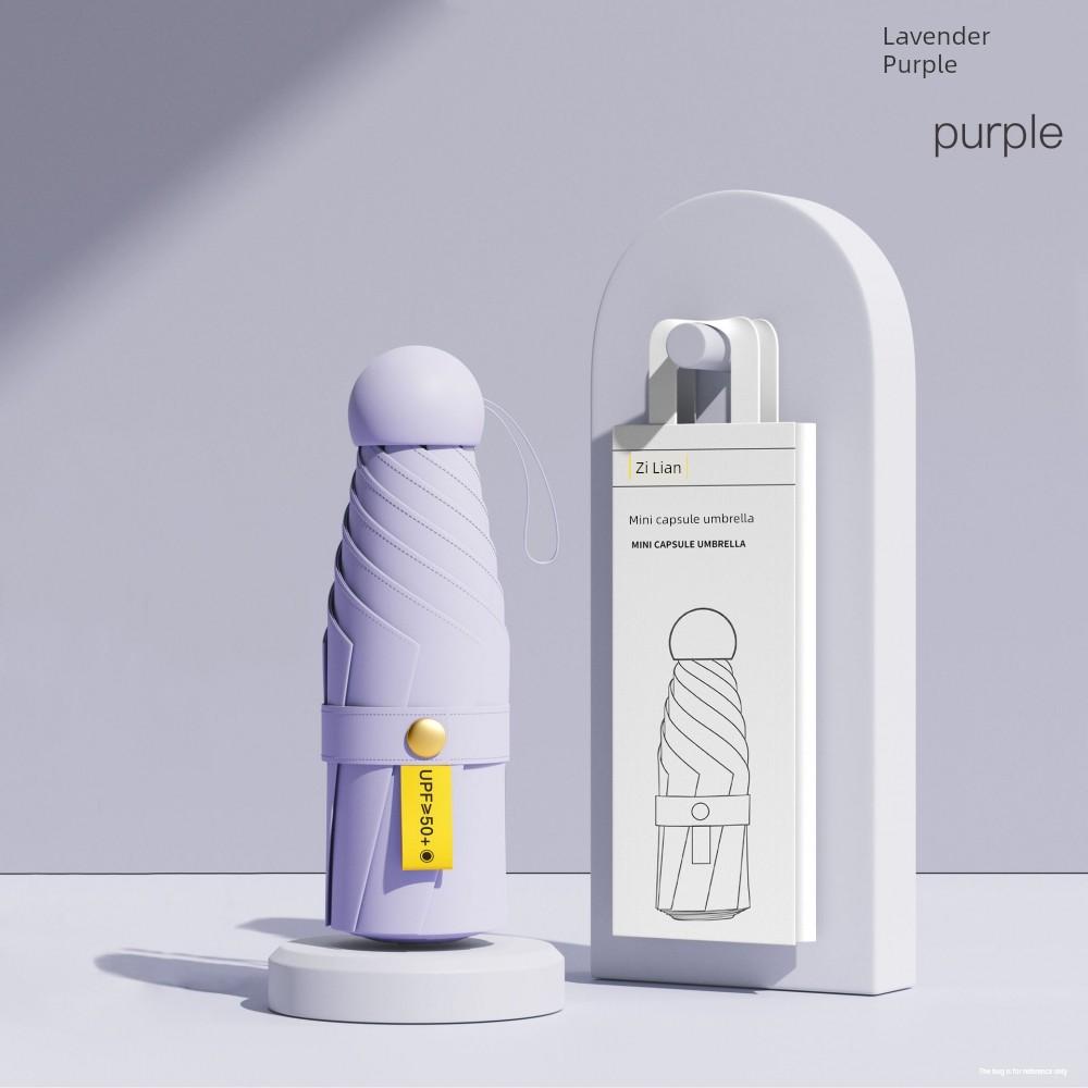 Capsule Sun Umbrella, Sun Protection, Uv Protection, Dual-Use for Sun and Rain, Mini 40% off Fold, Ultra-Light, Compact, Portable m