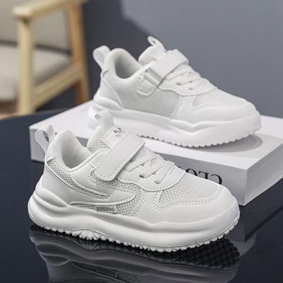 Children's Sneakers Kids Fashion Design White Non-slip Casual Shoes Boys Girls Soft Breathable Sneakers Toddler Outdoor Shoes