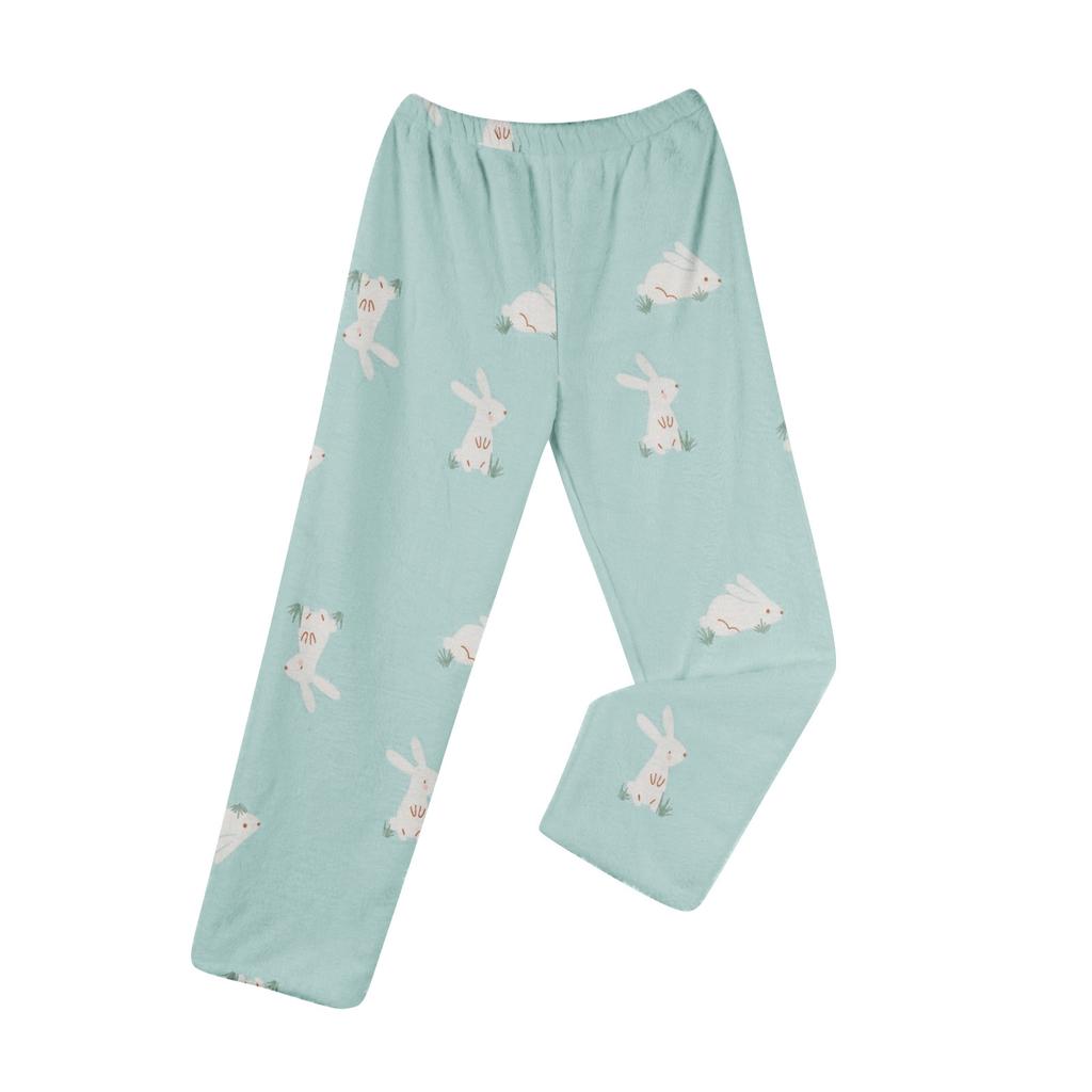Anime Pajama Pants Sleepwear Casual Drawstring Elastic Waist Pants Comfy Straight Yoga Loose Trousers