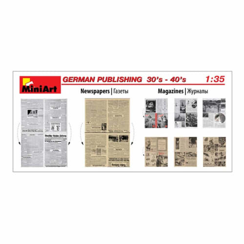 Miniart 1/35 Scale German Civilian Seated Posture 1930s/1940s Plastic Model Kit (Set of 5) MA38006