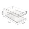 Two-Tier Beverage Storage Rack Transparent for Countertop