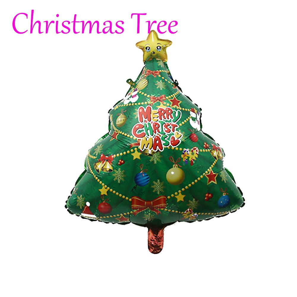 2pcs Fashion Hot Sale Children Toy Cute Helium Santa Claus Christmas Foil Balloon Birthday Decor