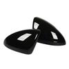 2Pcs Door Mirror Cap Left Right Glossy Black Rearview Mirror Cover Replacement for Chevy Cruze