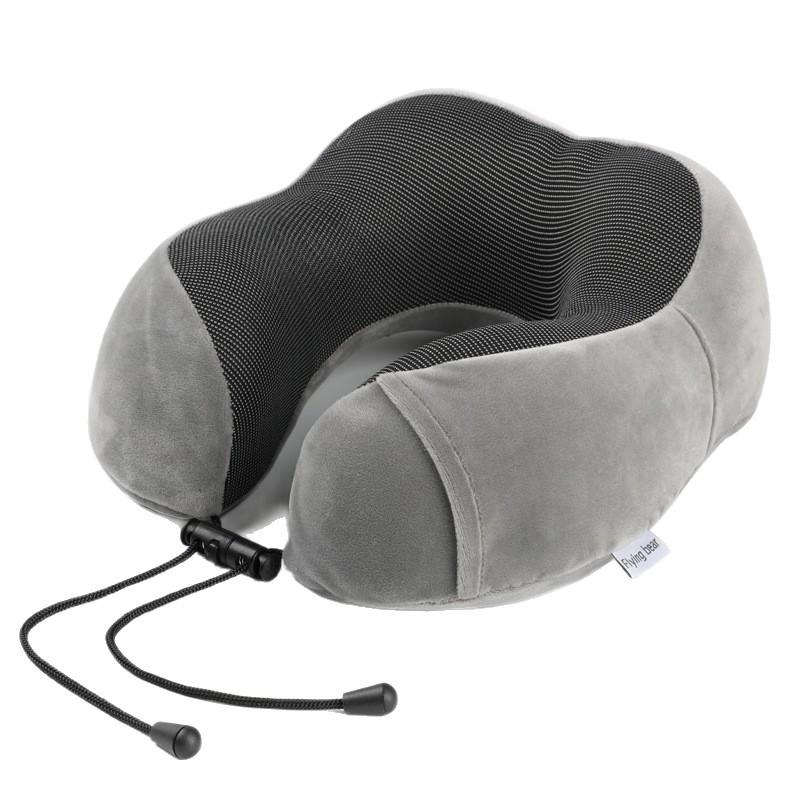 Cuscino Supporto Collo in Memory Foam Magnetico a Forma di Gobba di Cammello - Forma a U, Cuscino da Viaggio Portatile per la Protezione Cervicale