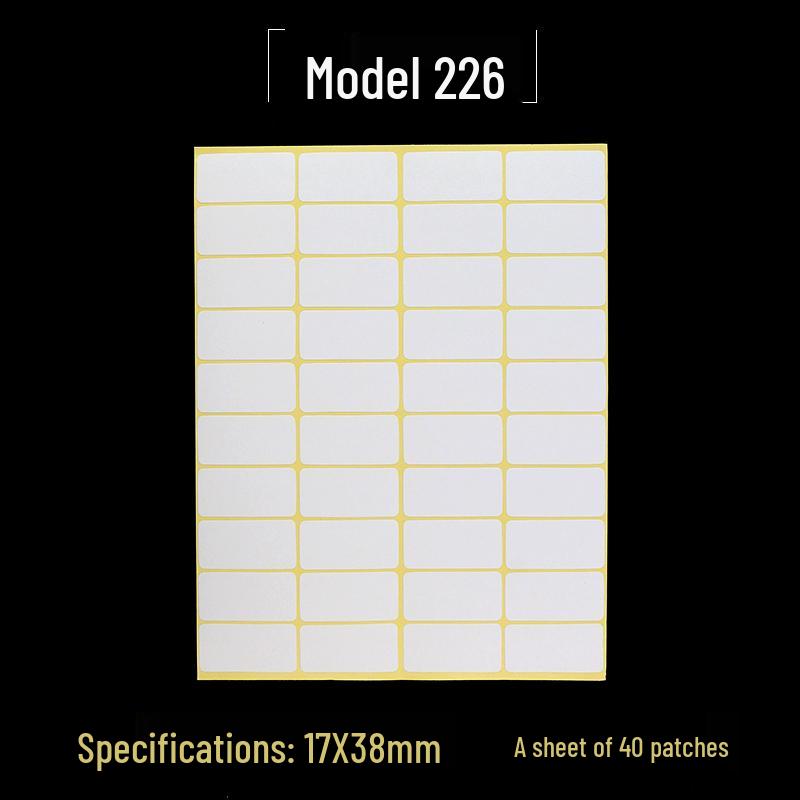 Adhesive Memo and Name Sticker Labels