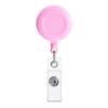 Retractable Badge Reel with Durable Clip and Clear Vinyl Strap for ID Card Holder Suitable for Office Work and Events