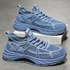 Men's shoes 2025 summer new men's outdoor wading mesh casual shoes thick sole elastic shock cushioning lightweight sports shoes