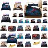 Spider-man Digitaldruck Bettwäsche-Set Superheld Fleece Dreiteiliges Set