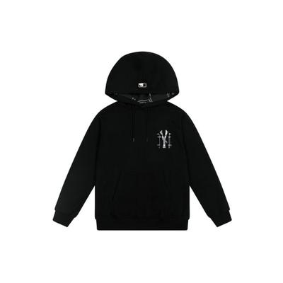 MLB Logo Casual Loose Hoodie Unisex Hoodies Black 31HDE1041-50L
