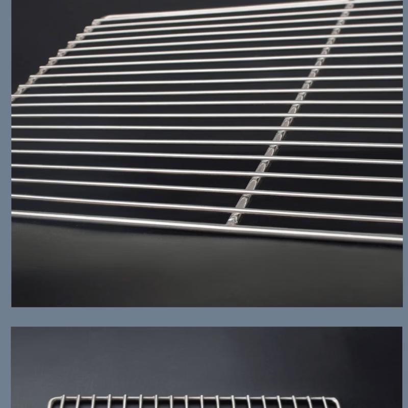 oeny Stainless Steel Reversible BBQ Grill Net