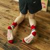 [Banana Sisters X OKTINA] [2SET] Favorite Bag Label Point Socks 3 Colors