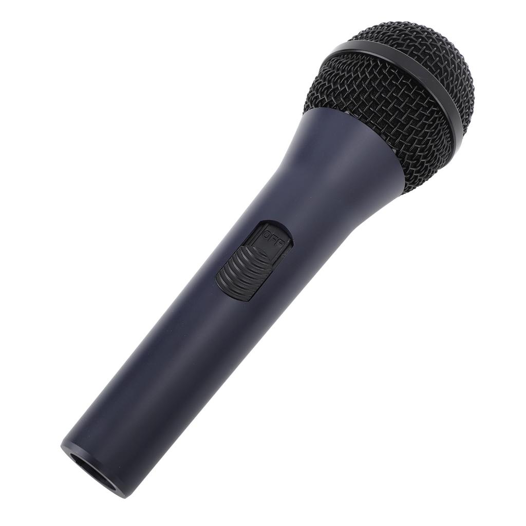 Wired Microphone Metal Mesh Balanced Output Ergonomic Grip Dynamic Vocal Mic for Karaoke Outdoor Singing