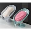 Creative Lotus Leaf Shaped Soap Shelf Suction Cup No Punching Soap Box Internet Celebrity Bathroom Drain Soap Box