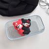 For Airpods 4 Pro 3 Pro 2 Pro Earphone Case 3D Edgy Pink Bloody Hug Bear Soft Silicone Cartoon Headphone Box Cover