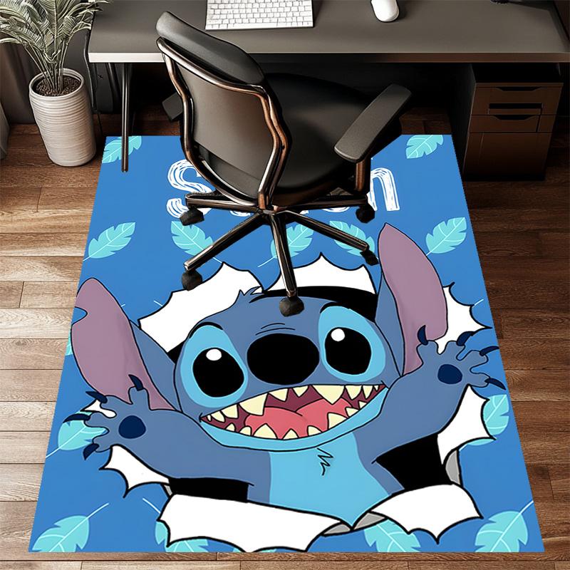 1pc S-Stitch Design Printed Area Rug Carpet for Bedroom Living Room Home Decor Rugs Mat Non Slip Mat Rug for Bedside