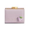 Süße kleine Geldbörse aus Leder für Damen mit Obstdruck, zweifach faltbar, Mini-Kurzgeldbörse für Damen, Geldkartenhalter, Clutch