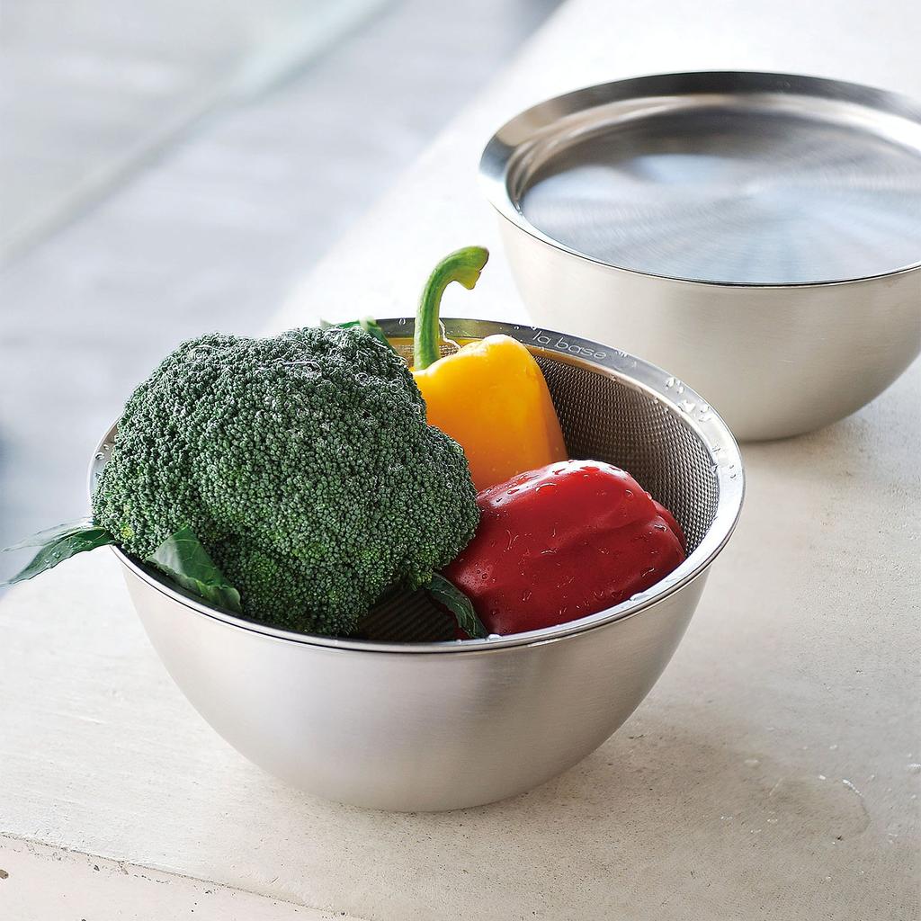 Lovese Tsubame Sanjo Nerezová mísa Talíř Kulatý Cedník Mělký Cedník Nerez Čtvercový Čtvercový Čtvercový Talíř Celkem 8dílná sada Vyrobeno v