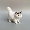 Cute Faux Plush Simulation Cat Animal Model Crafts Car Ornaments Gifts Home Decoration Children's Birthday Party Gift Supplies