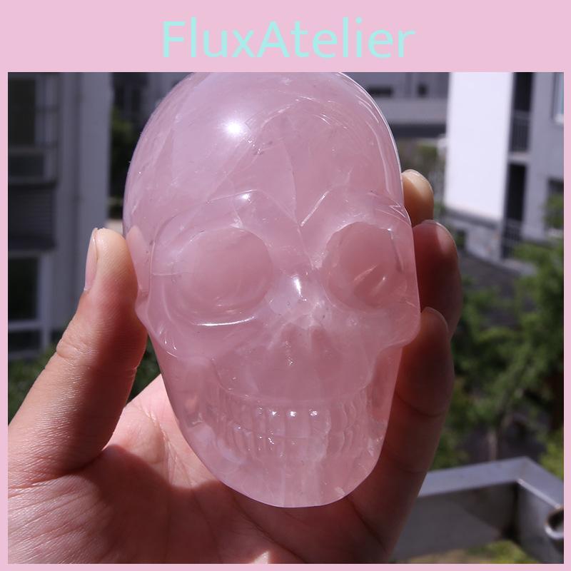 Art Skull Pink Figurine Handicraft Living Room Display Decoration Gifts Toy