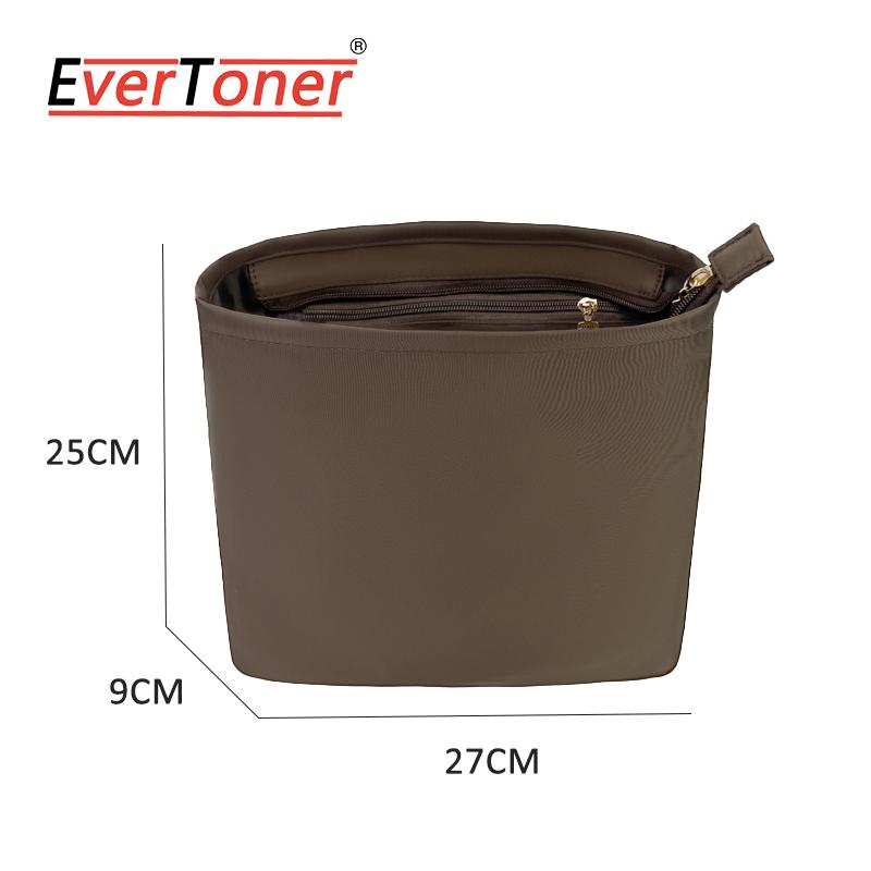 EverToner Multi-Use Nylon Liner Makeup Bag for L Brand Vavin Bucket Bag Organizer Ideal for Cosmetics Toiletries Small Items
