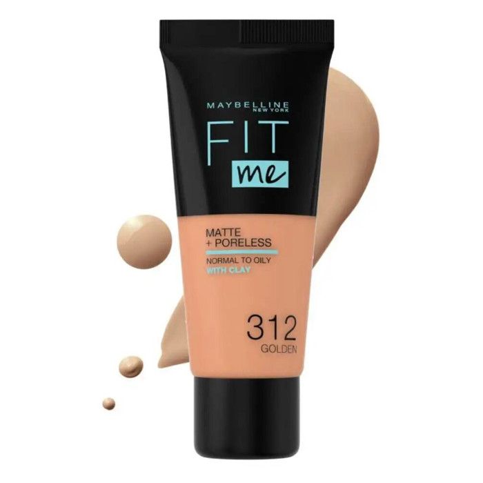Foundation - Maybelline - FIT ME MATTE - Farbton 312 - Mattes Finish - Nicht komedogen